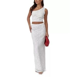 4Th + Reckless Mae Lace Maxi Skirt – Size XS